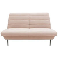 2-SITZER-SOFA Creme  - Creme/Schwarz, Design, Textil/Metall (145/92/103cm) - LOOKS by W.Joop