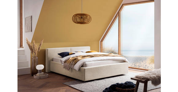 POLSTERBETT 140/200 cm  in Beige  - Beige, Basics, Textil (140/200cm) - Xora