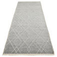 LÄUFER 80/250 cm Olivia Grau, Weiß  - Weiß/Grau, LIFESTYLE, Textil (80/250cm) - Novel