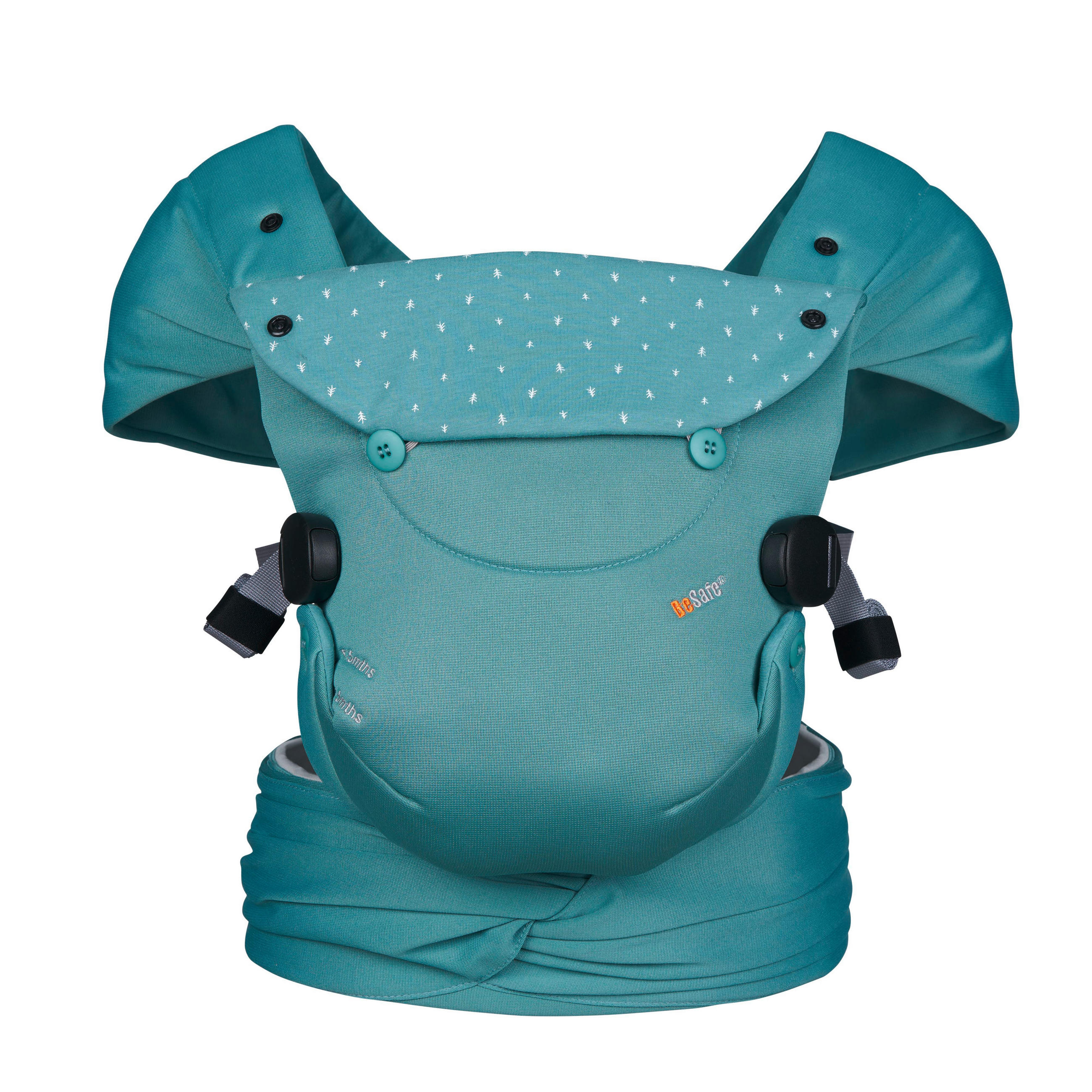 ERGONOMSKA NOSILJKA  NEWBORN HAVEN  - antracit, Basics, tekstil (0,8kg) - Besafe