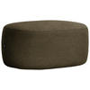 HOCKER in Textil Olivgrün  - Schwarz/Olivgrün, MODERN, Kunststoff/Textil (88/43/66cm) - Hom`in