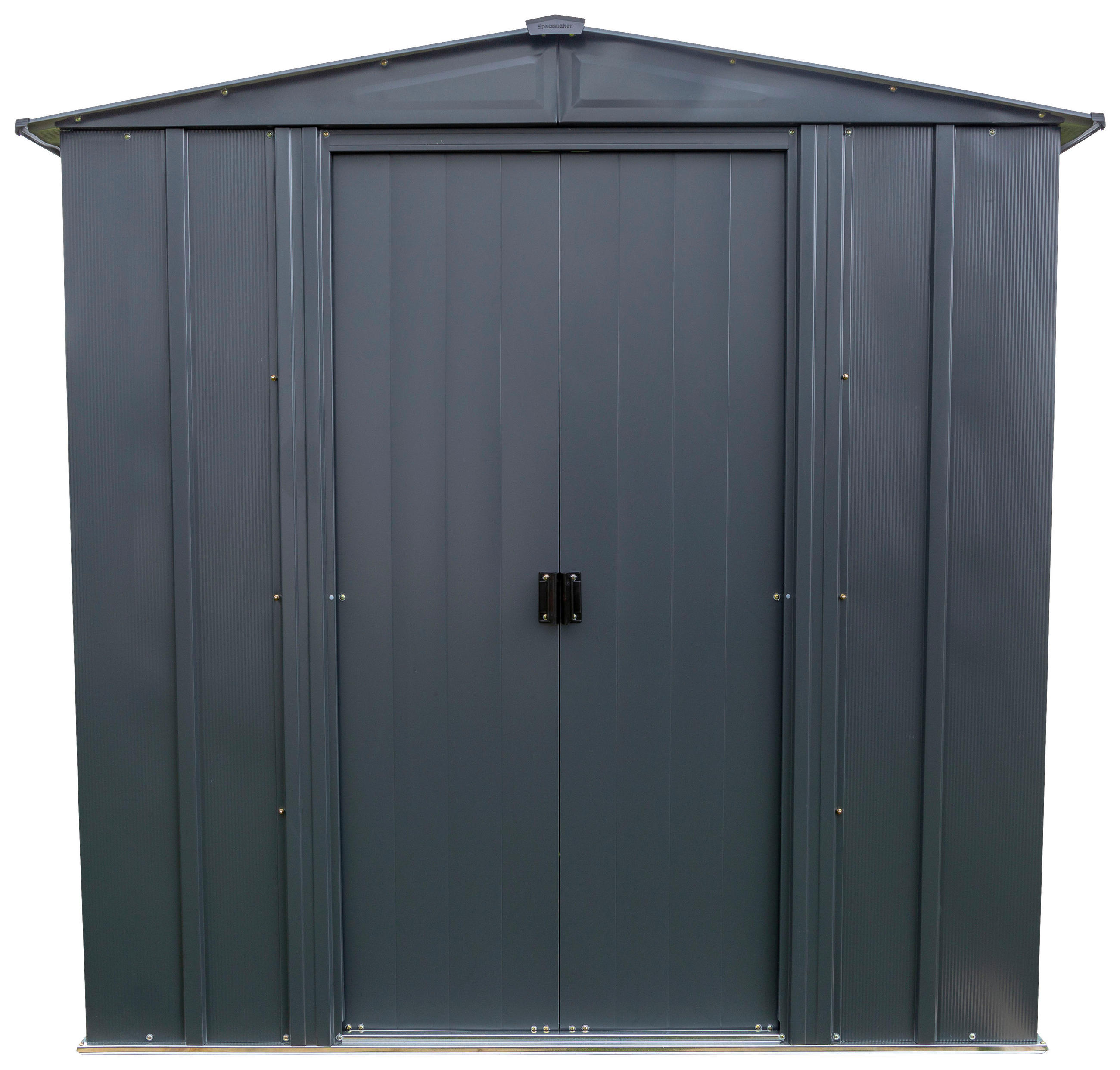 GERÄTEHAUS 194/191/151 cm  - Grau, Basics, Metall (194/191/151cm) - Ambia Garden