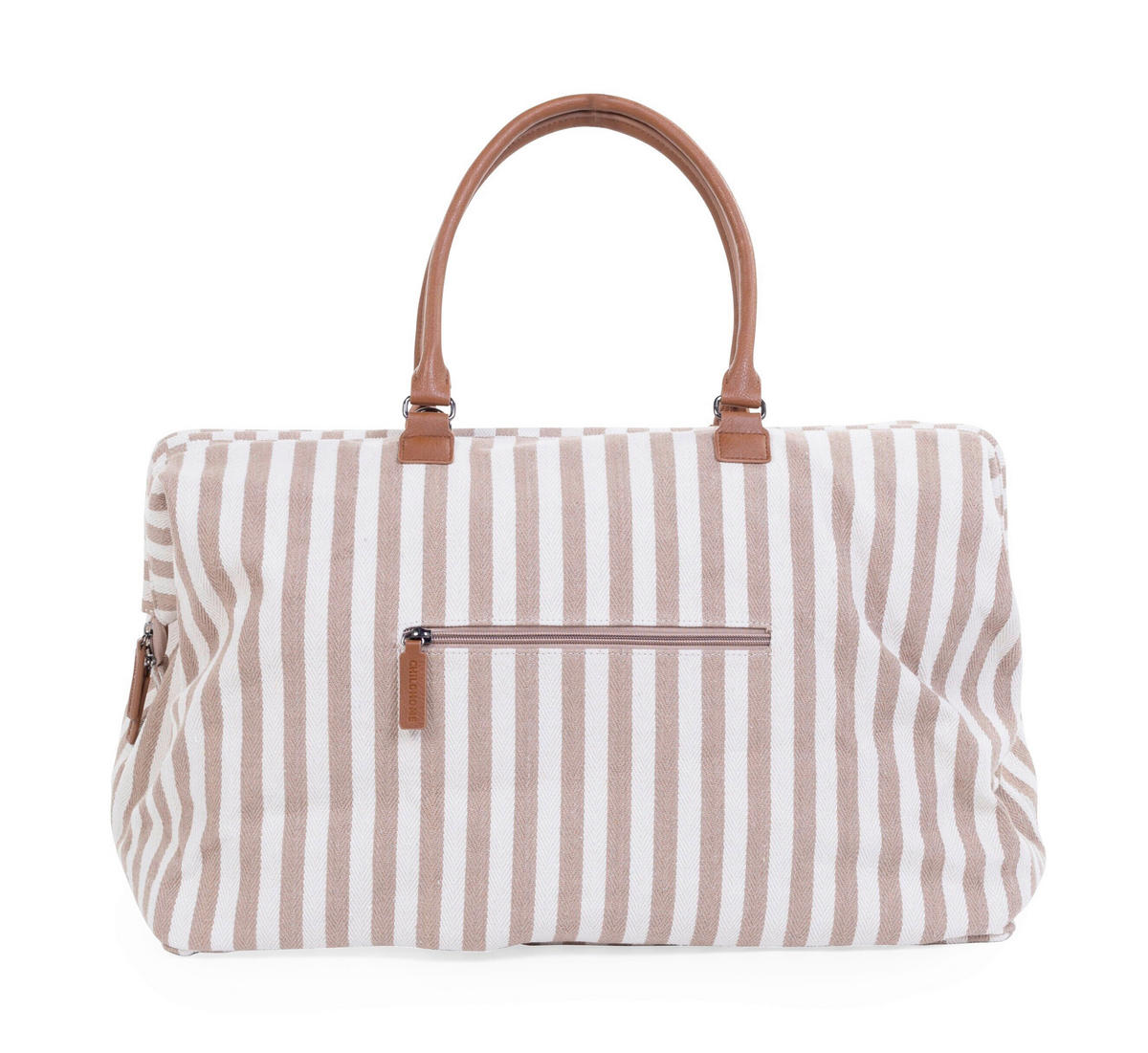 WICKELTASCHE Mommy Bag Terracotta Nude Streifen  - Beige/Terracotta, KONVENTIONELL, Kunststoff/Textil (55/30/40cm) - Childhome