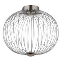 LED SVJETILJKA STROPNA  - boje nikla, Design, metal (50/45cm) - Globo