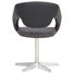 STUHL in Metall, Textil Anthrazit, Schwarz, Edelstahlfarben - Edelstahlfarben/Anthrazit, Design, Textil/Metall (60/88/60cm) - Dieter Knoll STUHL in Metall, Textil Anthrazit, Schwarz, Edelstahlfarben - Edelstahlfarben/Anthrazit, Design, Textil/Metall (60/88/60cm) - Dieter Knoll