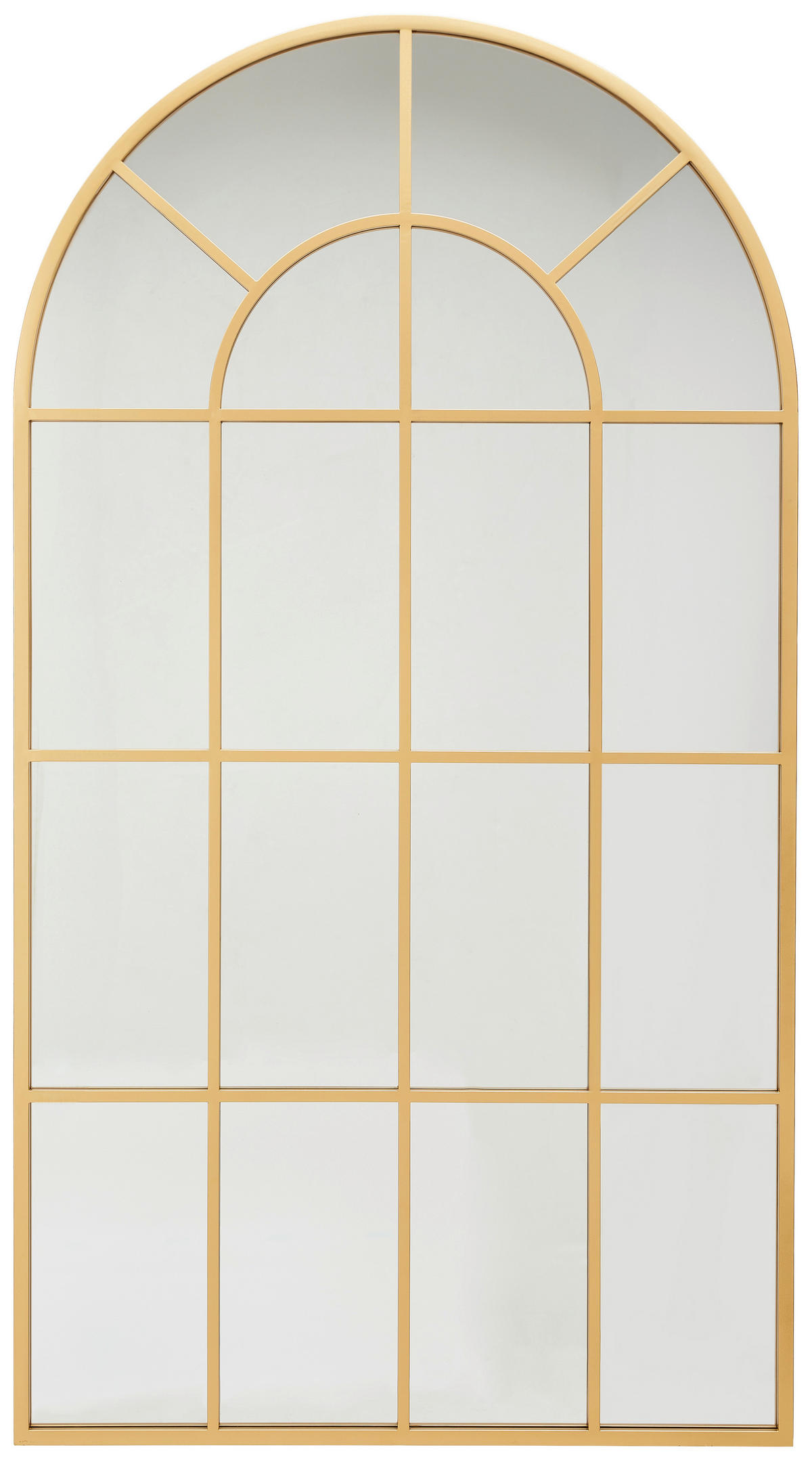 OGLEDALO ZIDNO  100/180/3 cm     - zlatne boje, Design, staklo/drvni materijal (100/180/3cm) - MID.YOU