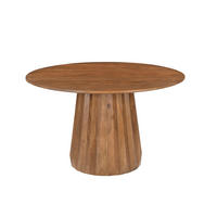 ESSTISCH 130/130/76 cm Echtholz  Holz rund Naturfarben  - Naturfarben, MODERN, Holz (130/130/76cm) - MID.YOU