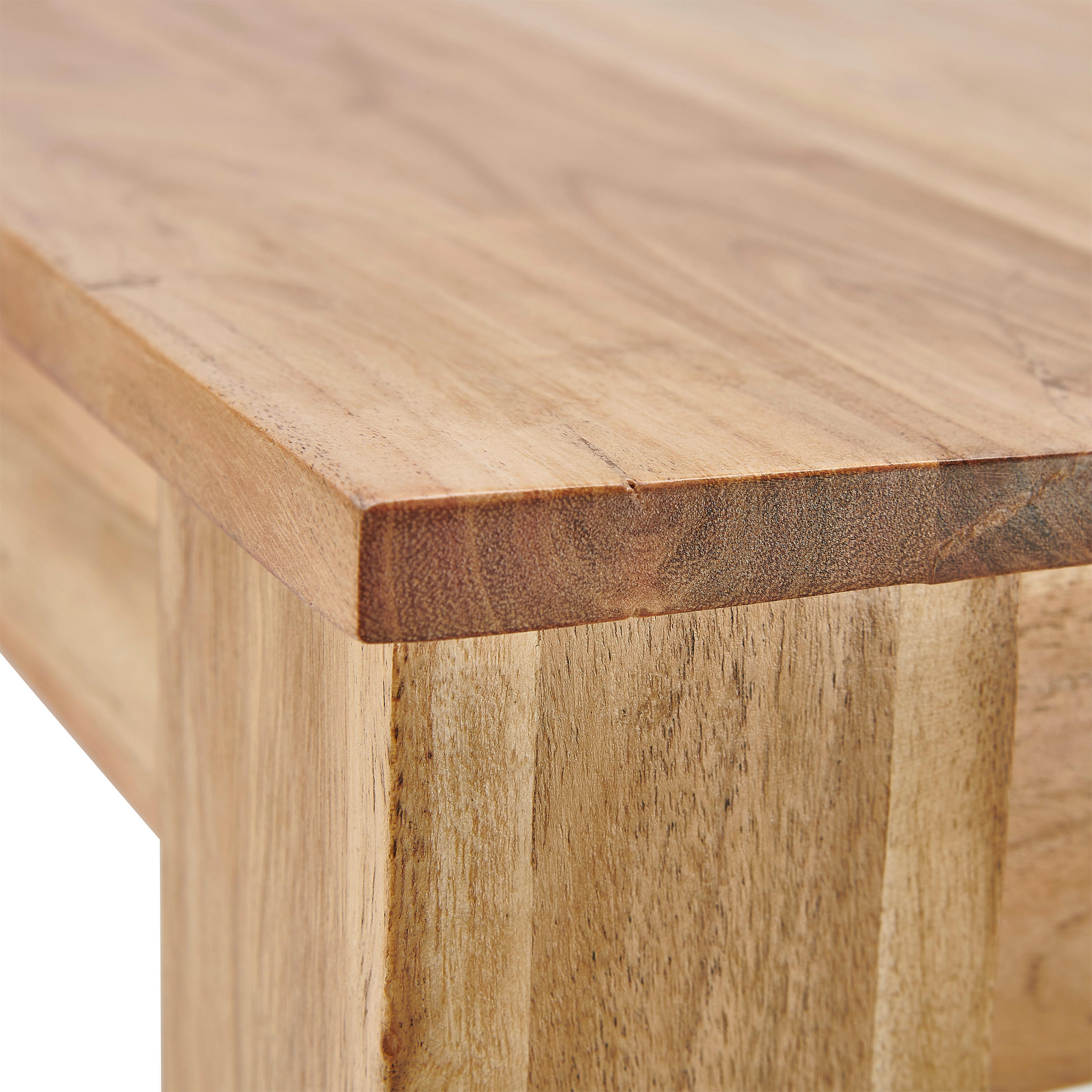 ESSTISCH Akazie vollmassiv rechteckig Akaziefarben  - Akaziefarben, KONVENTIONELL, Holz (120/80/76cm) - MID.YOU