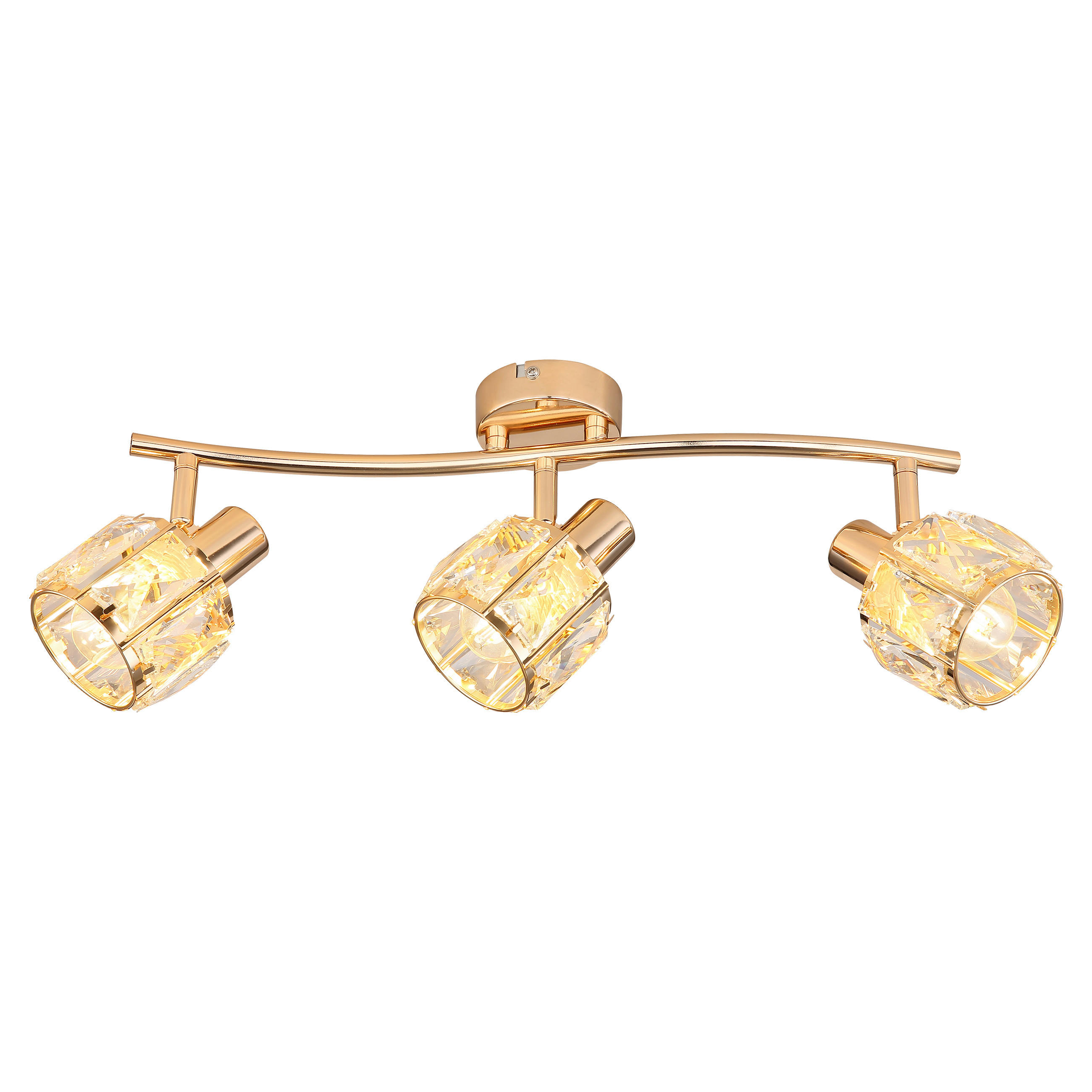SPOTLIGHT Dubai 45/9/18 cm   - roséguld, Klassisk, metall/glas (45/9/18cm)