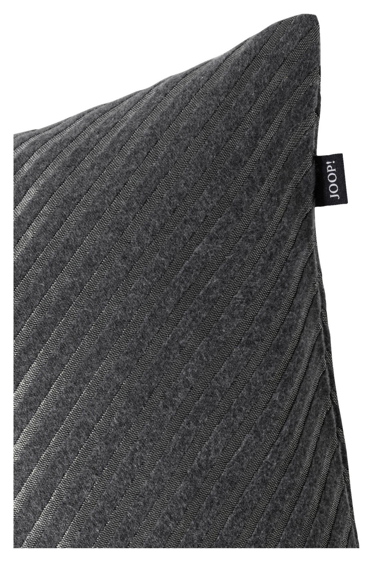 KISSENHÜLLE J! MODISH 50/50 cm  - Dunkelgrau/Anthrazit, Design, Textil (50/50cm) - Joop!