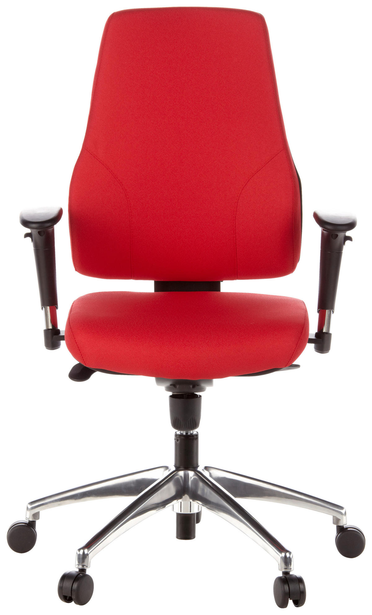 OTOČNÁ ŽIDLE, plochá tkanina, červená - červená, Moderní, kov/textil (60/126/45cm) - MID.YOU