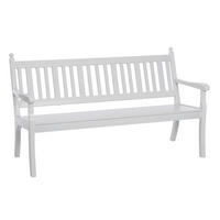 GARTENBANK 160/88/69 cm  in Weiß  - Weiß, MODERN, Kunststoff (160/88/69cm) - Gardenson
