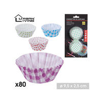 PAPIRNI KALUPI URBAN LIVING  - pink/svijetlo crvena, Basics, papir (9,5/2,5cm)