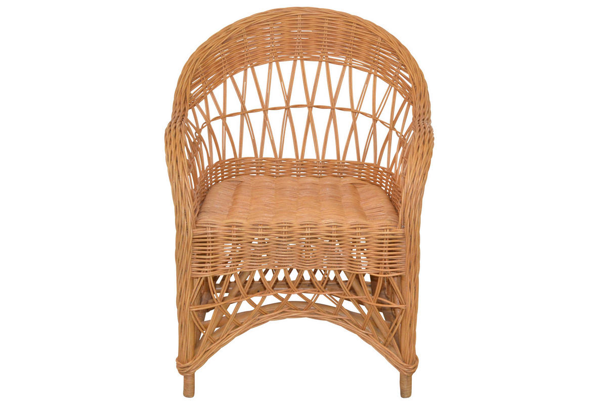 SESSEL Honig    - Honig, Natur, Holz (65/85/65cm) - MID.YOU