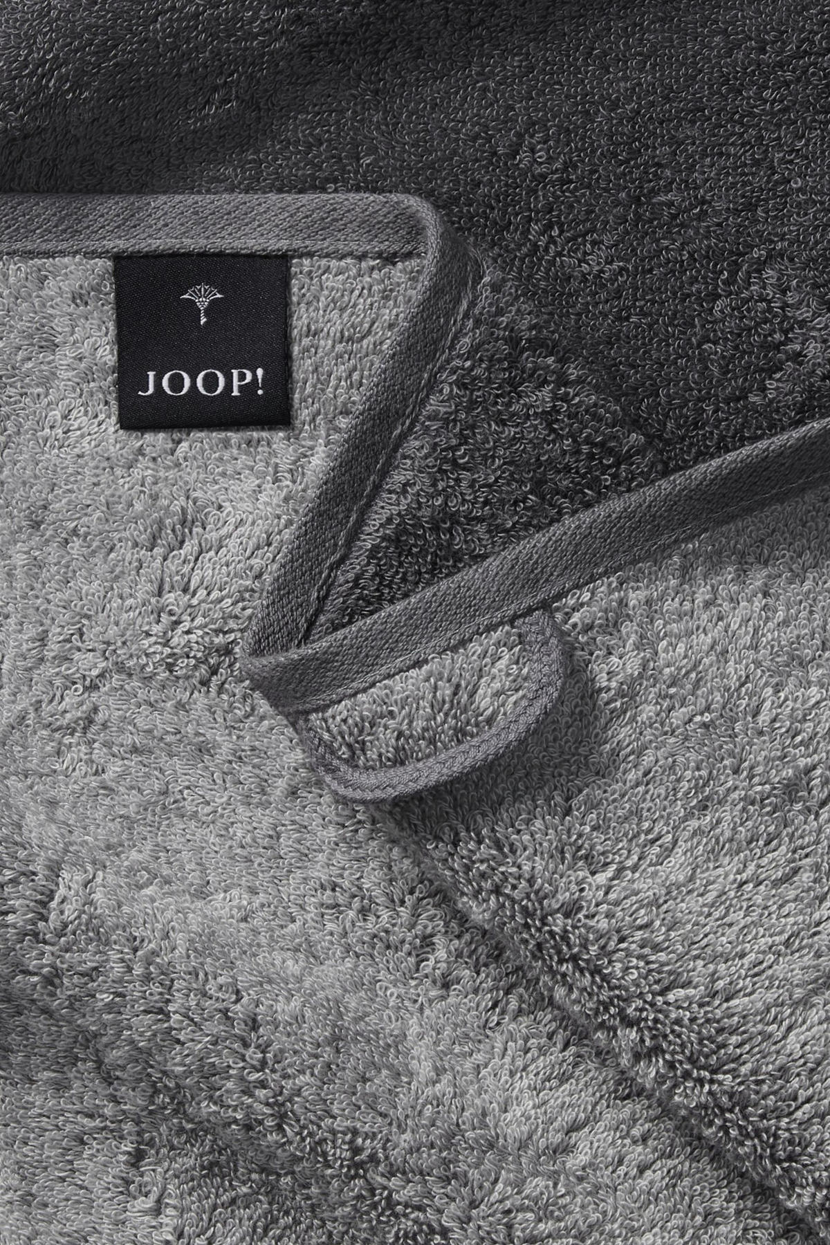 RUČNÍK, 50/100 cm, antracitová - antracitová, Basics, textil (50/100cm) - Joop!