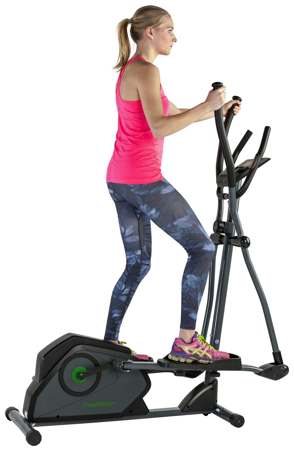 CROSSTRAINER - Schwarz/Grau, MODERN, Kunststoff/Metall (60/163/124cm) - Tunturi