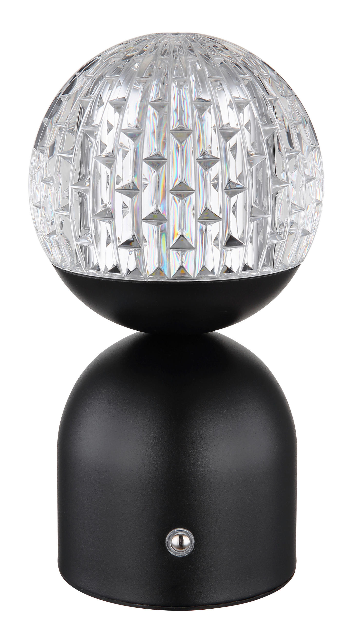 STOLNA PUNJIVA SVJETILJKA  - prozirno/crna, Trend, metal/plastika (10,5/20cm)