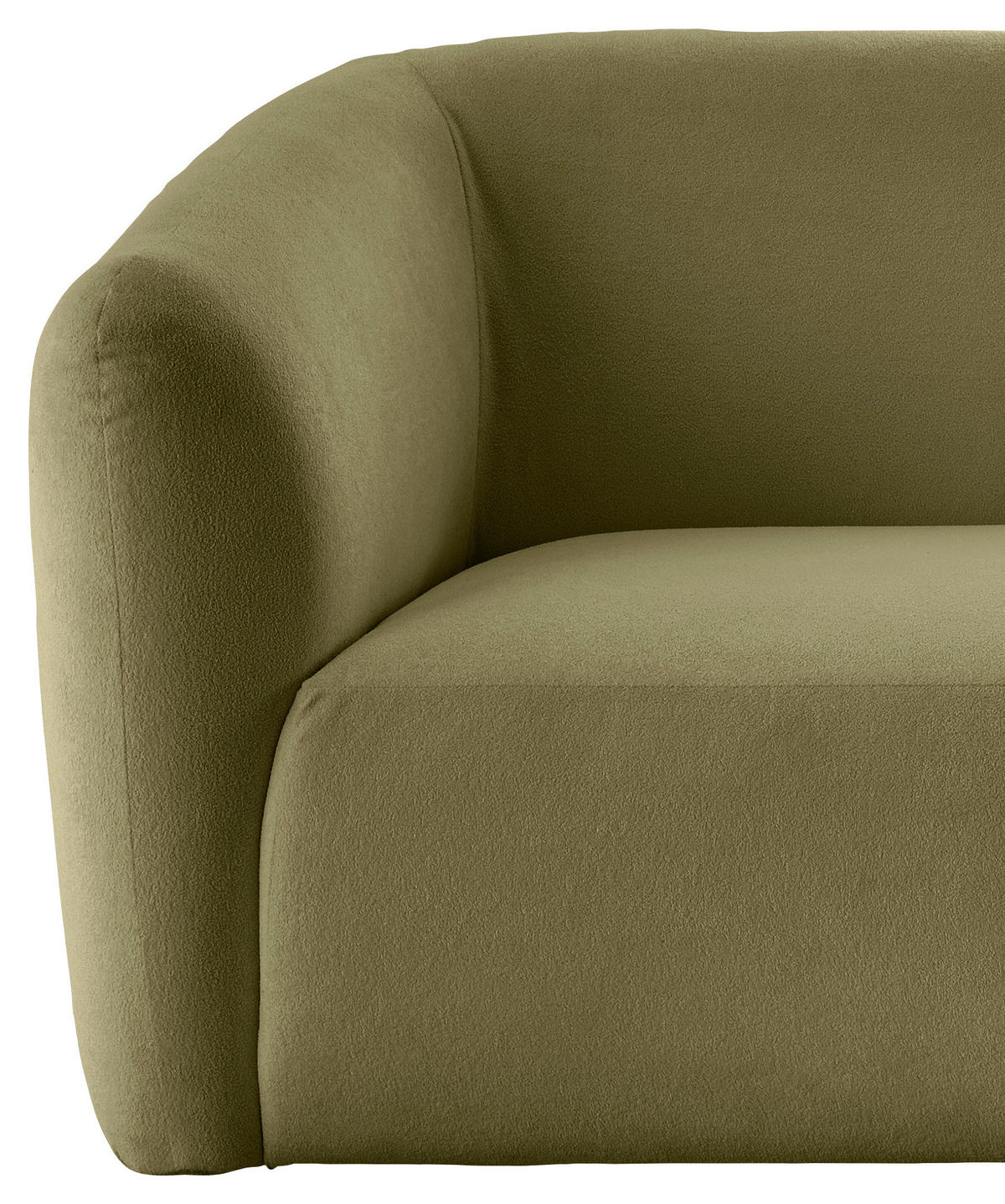 CloseUp von Livetastic ECKSOFA Jesi Grün Mikrofaser.
