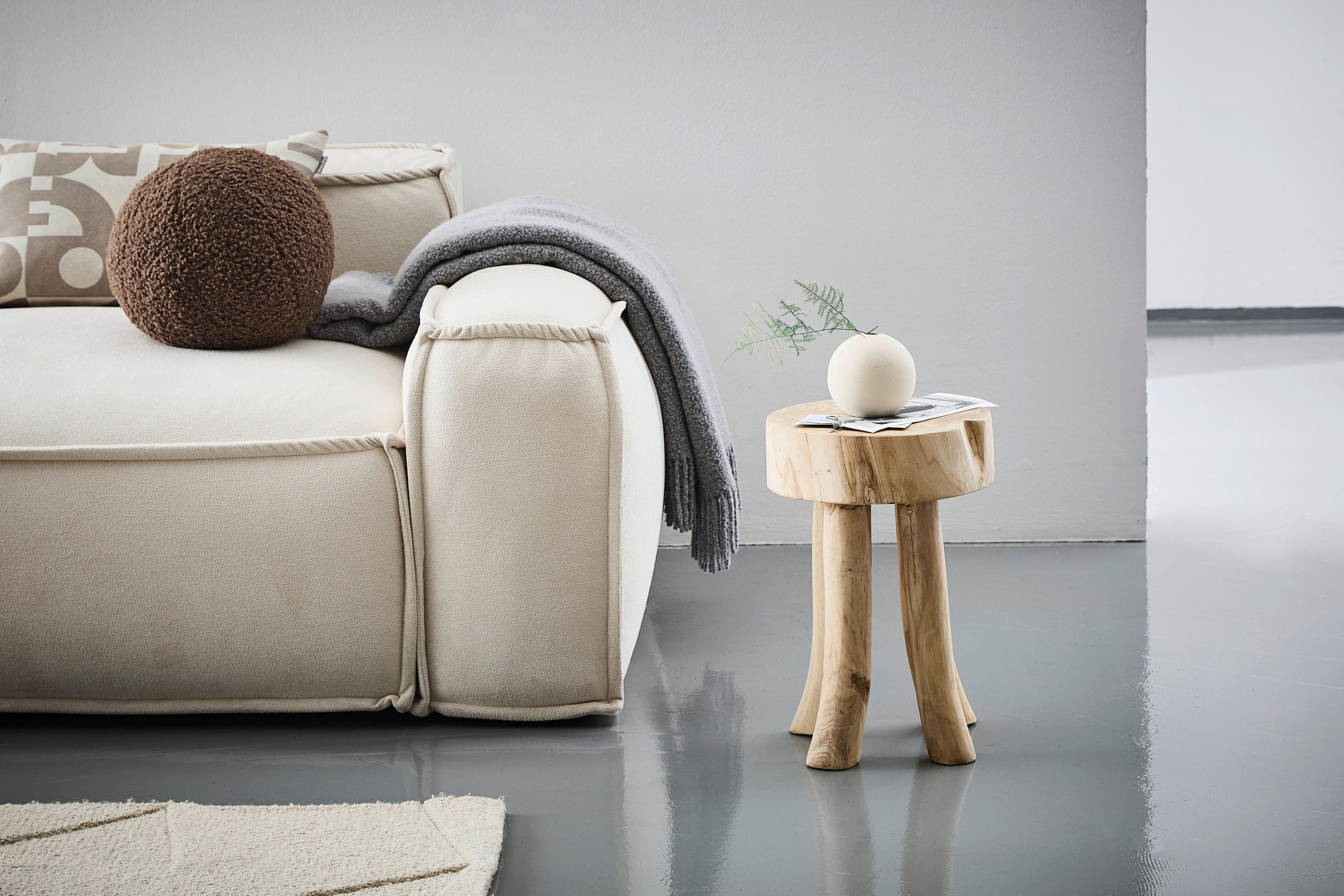TABURET, dřevo, 30/45/30 cm - přírodní barvy, Design, dřevo (30/45/30cm) - Livetastic