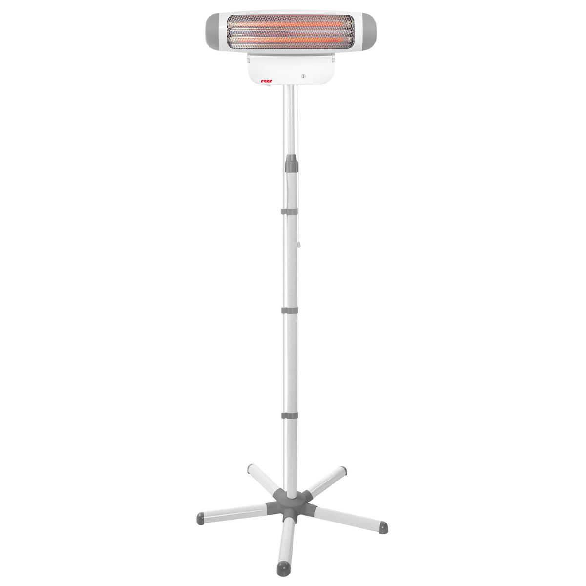 HEIZSTRAHLER  - Weiß, Basics, Kunststoff/Metall (52/185cm) - Reer