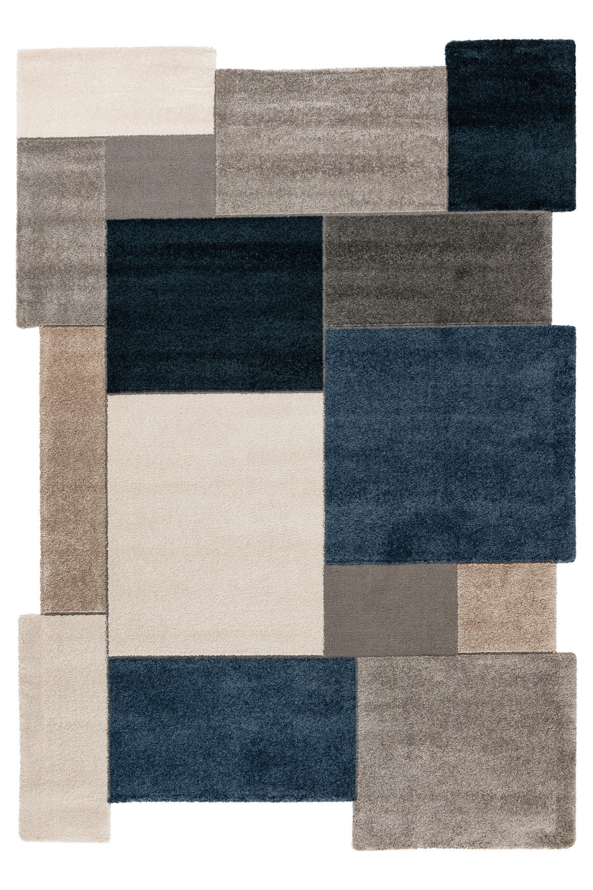 FLACHWEBETEPPICH 160/230 cm My Frisco Blau  - Blau, Basics, Textil (160/230cm) - Obsession