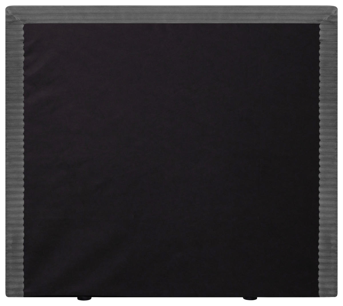 BOXBETT 120/200 cm,  in Grau, Matratze, Bettkasten, Topper, H3 = fest  - Schwarz/Grau, Trend, Kunststoff/Textil (120/200cm) - Boxxx