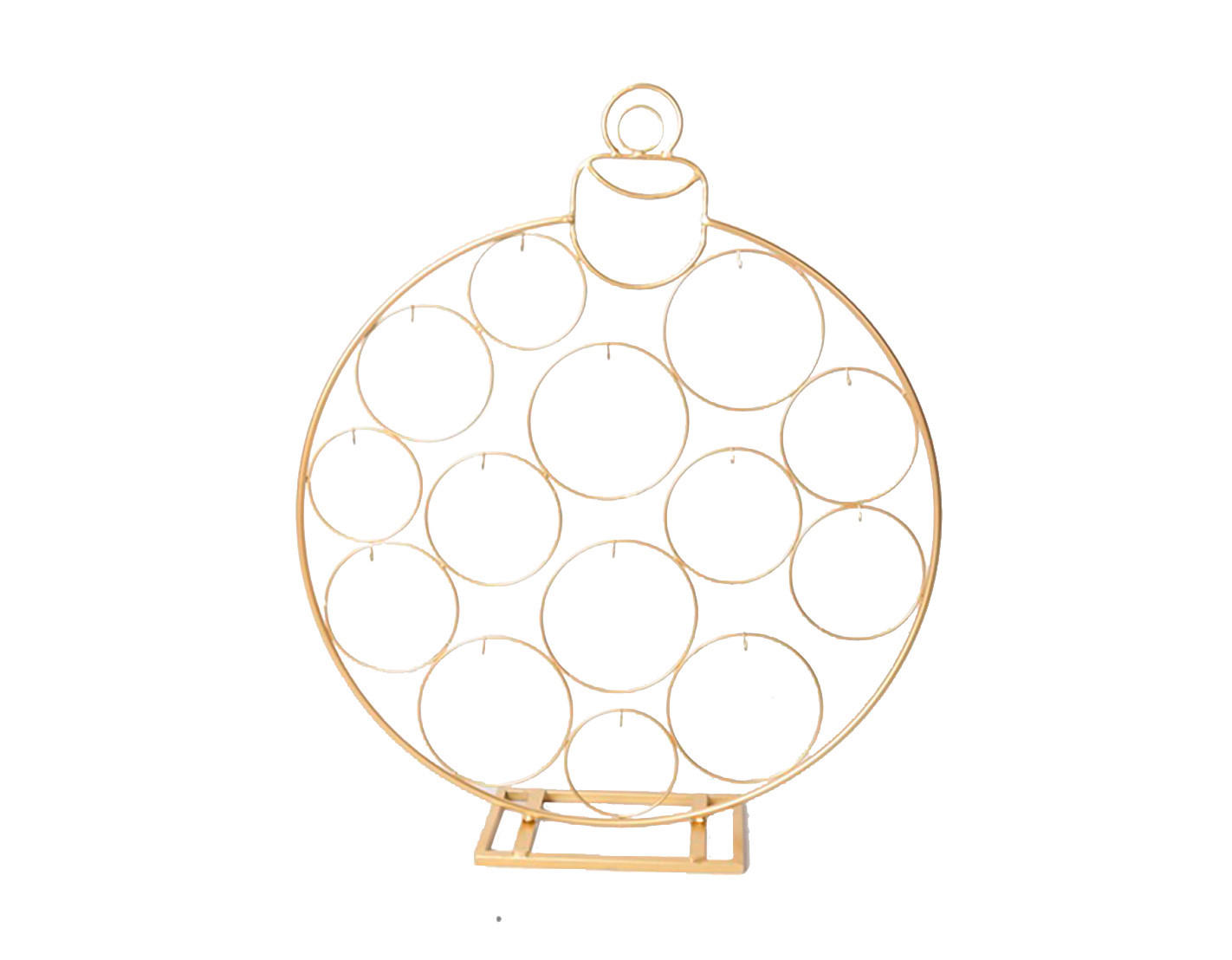 DEKOKUGEL - Goldfarben, Basics, Metall (60cm) - X-Mas