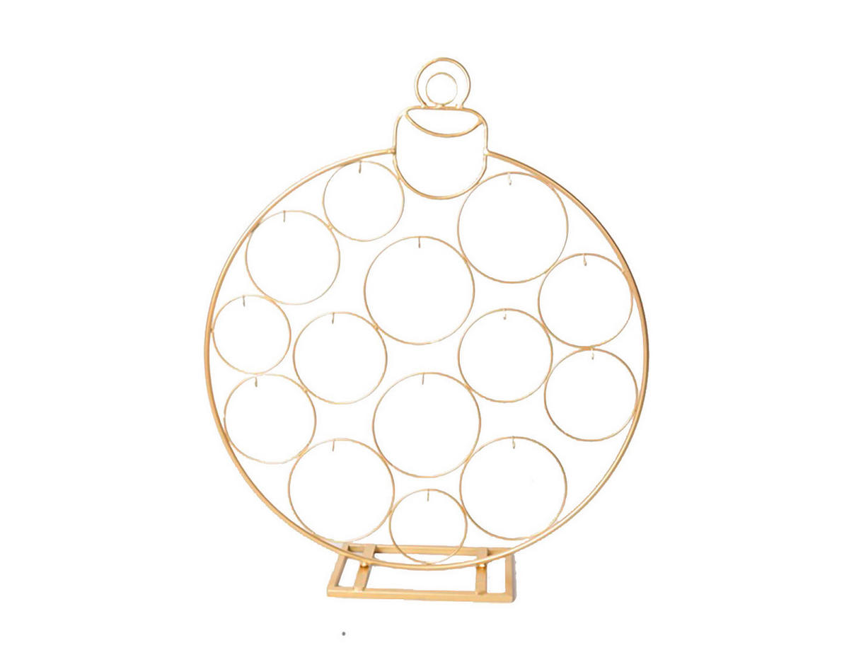 DEKOKUGEL - Goldfarben, Basics, Metall (60cm) - X-Mas