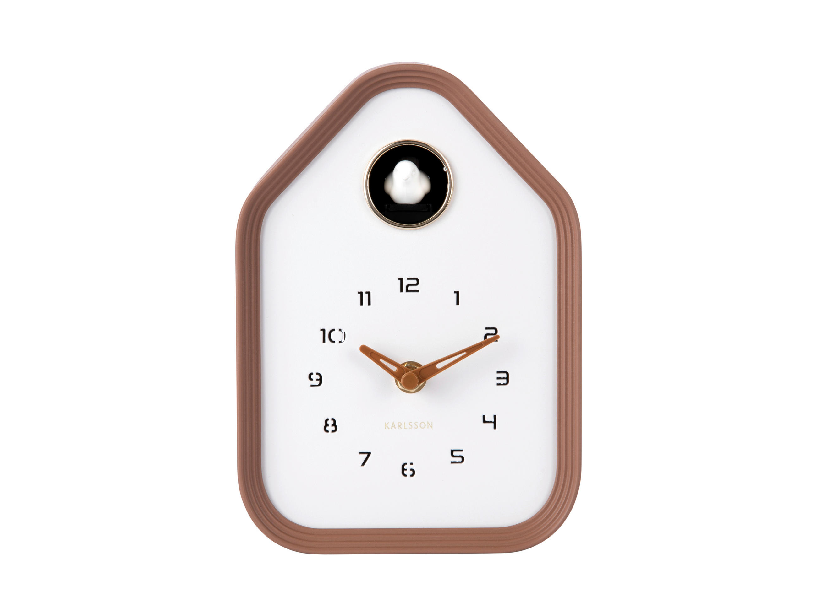 WANDUHR Reina Mokka 14/20/7 cm  - Mokka, Basics, Kunststoff (14/20/7cm) - Karlsson