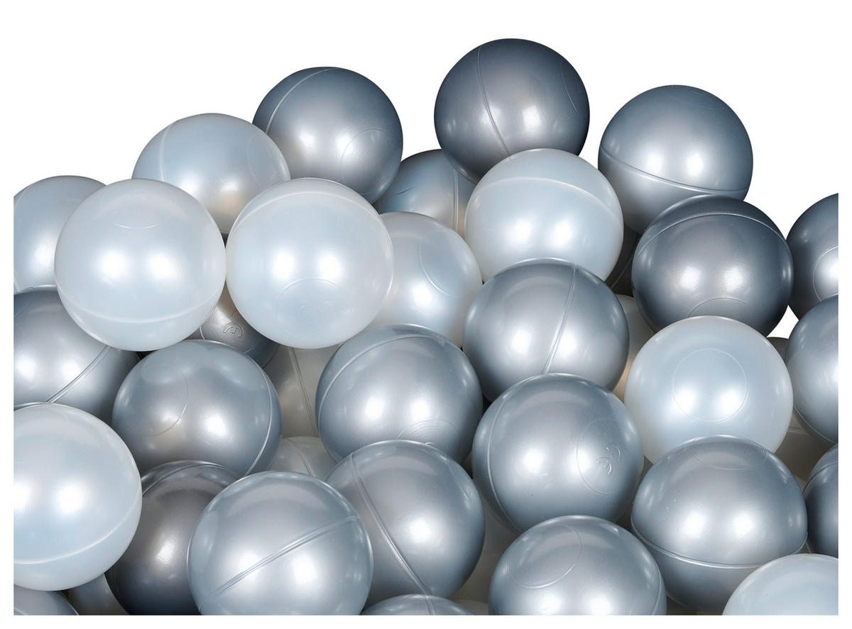 LABDASZETT - gyöngyház/ezüstszínű, Basics, műanyag - My Baby Lou