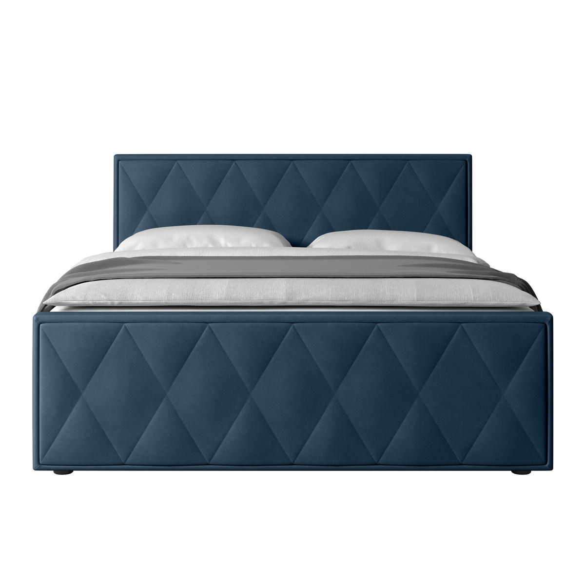 BOXSPRINGBETT 180/200 cm  in Blau  - Blau, Modern, Holz/Kunststoff (180/200cm) - MID.YOU