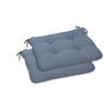 GARTENSITZKISSENSET Uni  - Blau, Basics, Textil (38/5/38cm)