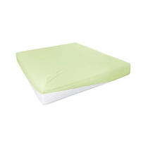SPANNLEINTUCH 100/200 cm Jersey  - Limette, Basics, Textil (100/200cm)