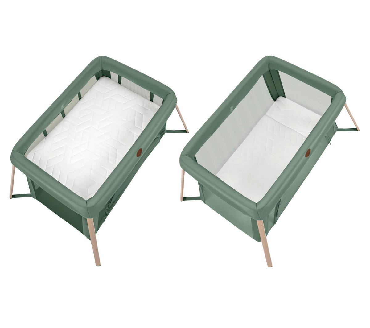 REISEBETT Calao Light Grün  - Grün, Basics, Karton/Papier (111/60/87cm) - Maxi-Cosi