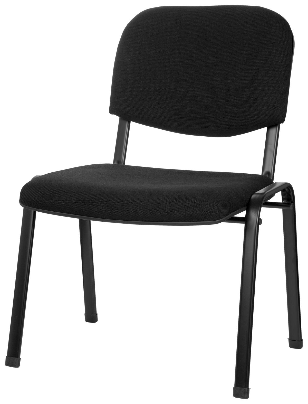 KONFERENČNÍ ŽIDLE - černá, Basics, kov/textil (60/87/55cm) - MID.YOU