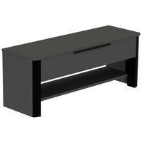 GARDEROBENBANK  in 104/42/34 cm  - Anthrazit/Schwarz, Design, Metall (104/42/34cm) - Dieter Knoll