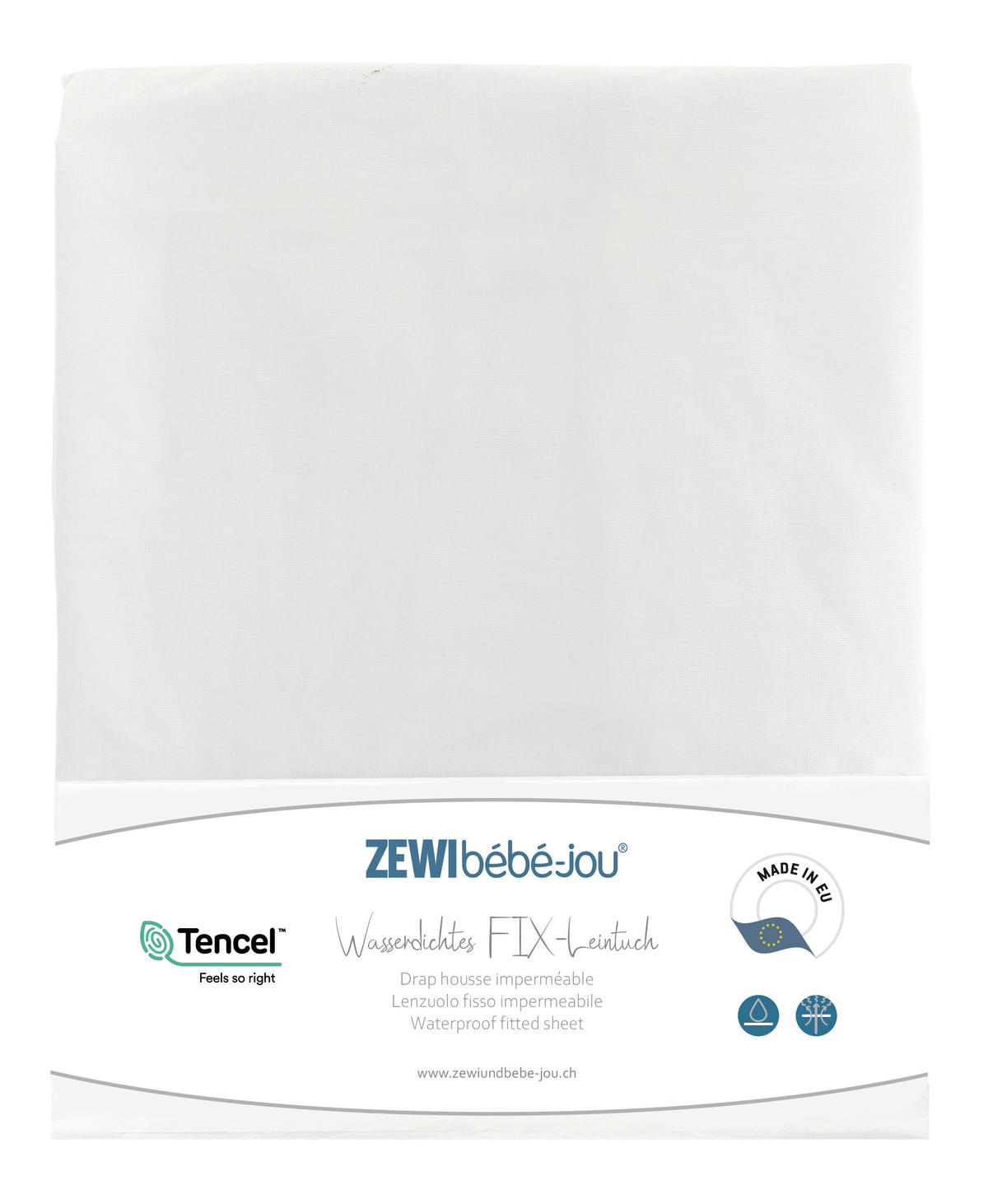 MATRATZENBEZUG  70/14/140 cm   - Weiss, Basics, Kunststoff/Textil (70/14/140cm) - ZEWI