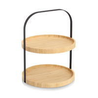 ETAGERE 2-stöckig - Greige, Basics, Metall (25/25/33cm) - Zeller Present