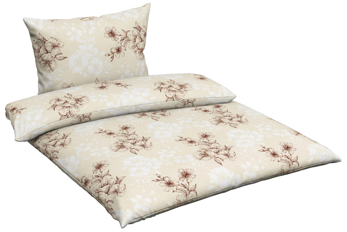 ÁGYNEMŰHUZAT-GARNITÚRA 140/200 cm  - bézs, Konventionell, textil (140/200cm) - Esposa