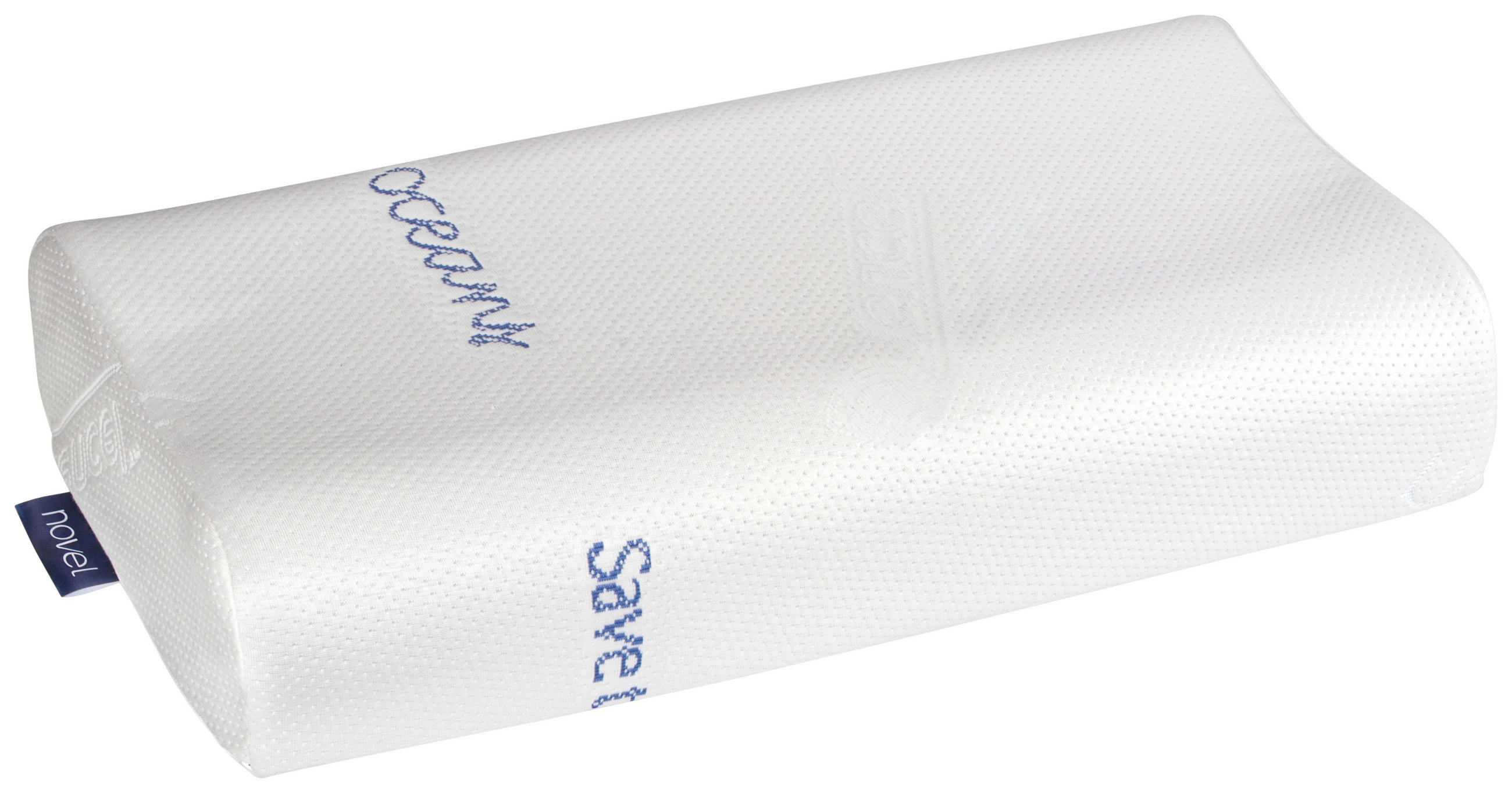 NACKENSTÜTZKISSEN 62/13/8/32 cm  - Weiß, Basics, Textil (62/13/8/32cm) - Novel