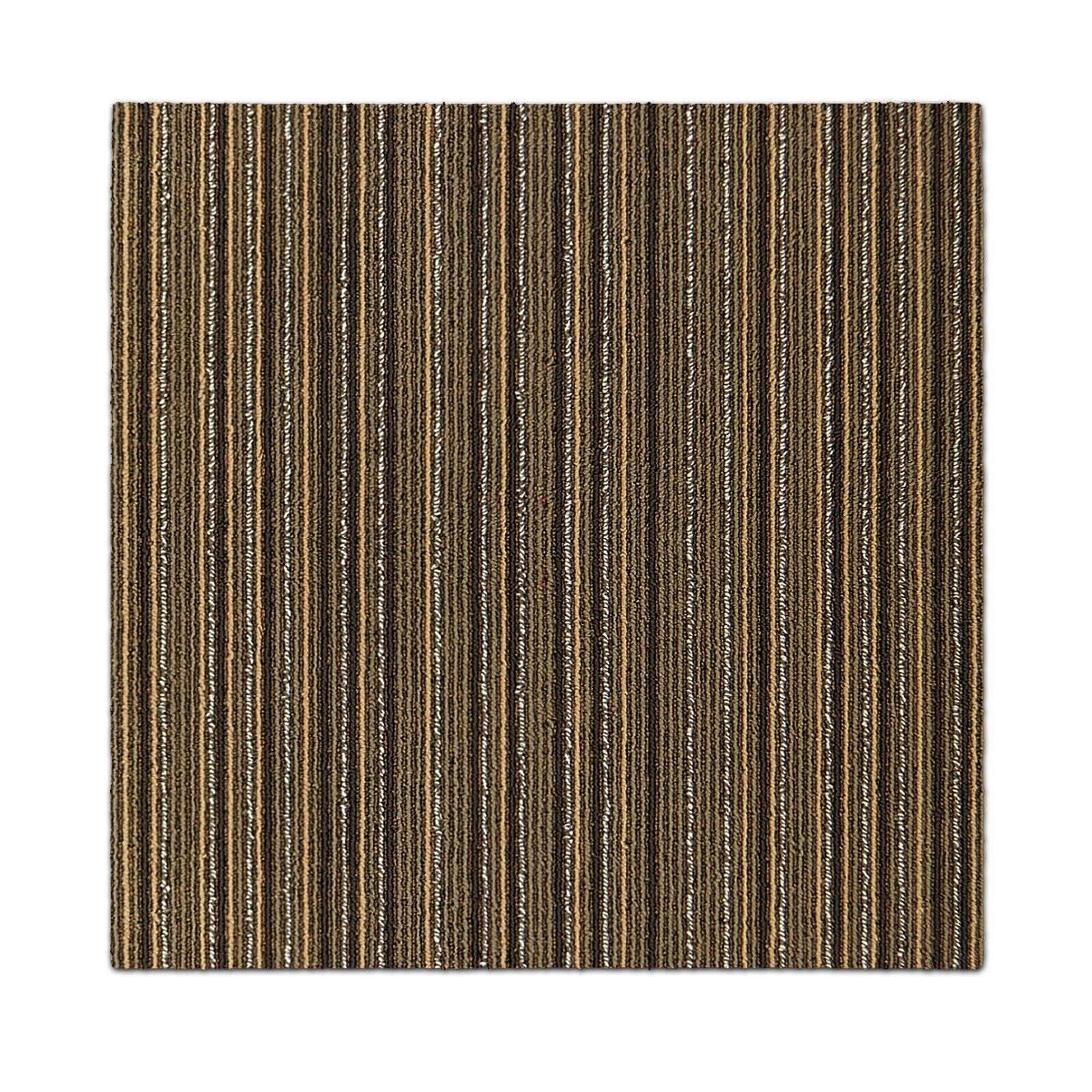 Floordirekt Teppichfliese Venice Braun 50x50 cm
