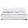 SCHLAFSOFA in Flachgewebe Weiß  - Schwarz/Weiß, Design, Textil/Metall (197/95/92cm) - Stylife