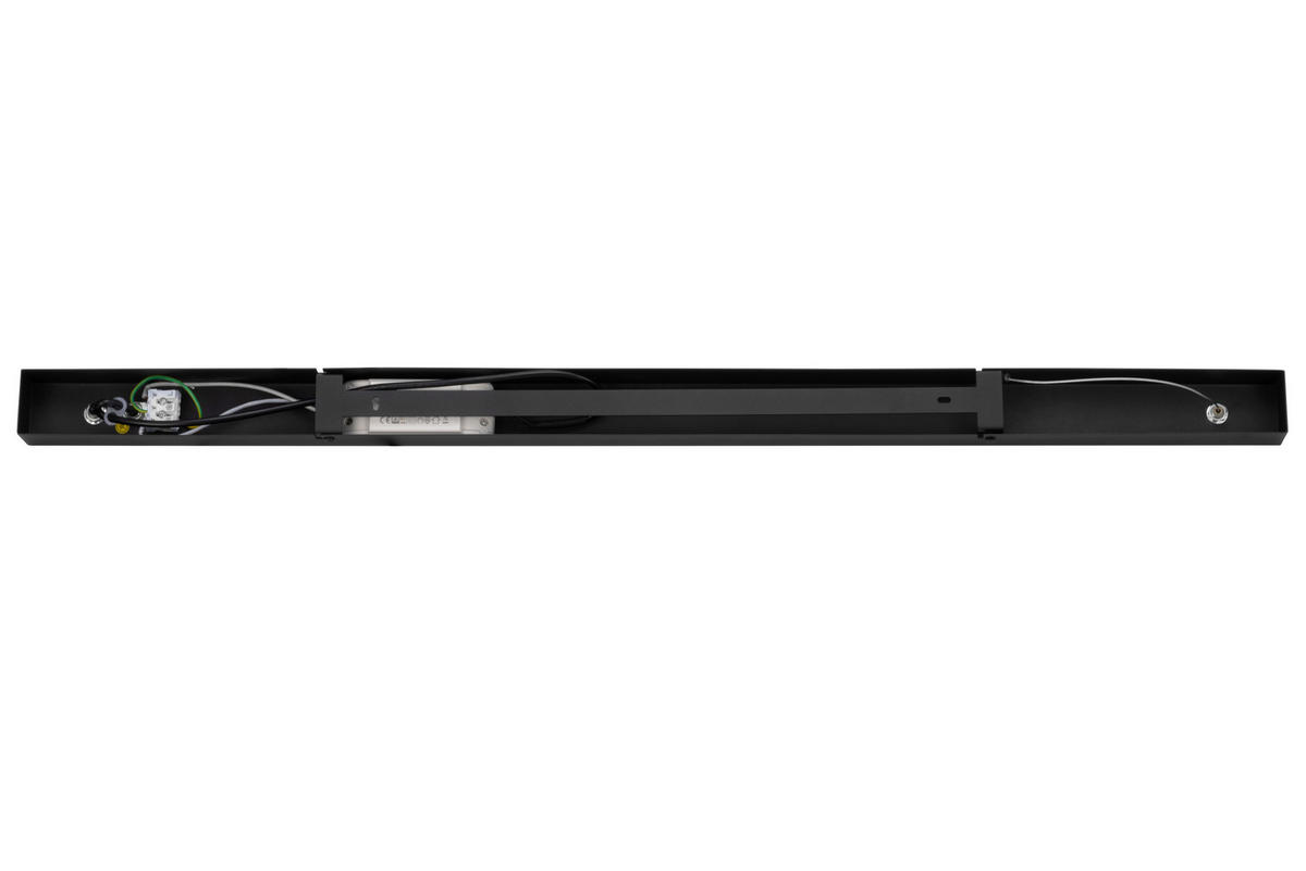LED-HÄNGLAMPA 118/22/150 cm  - svart, Design, metall (118/22/150cm) - Novel