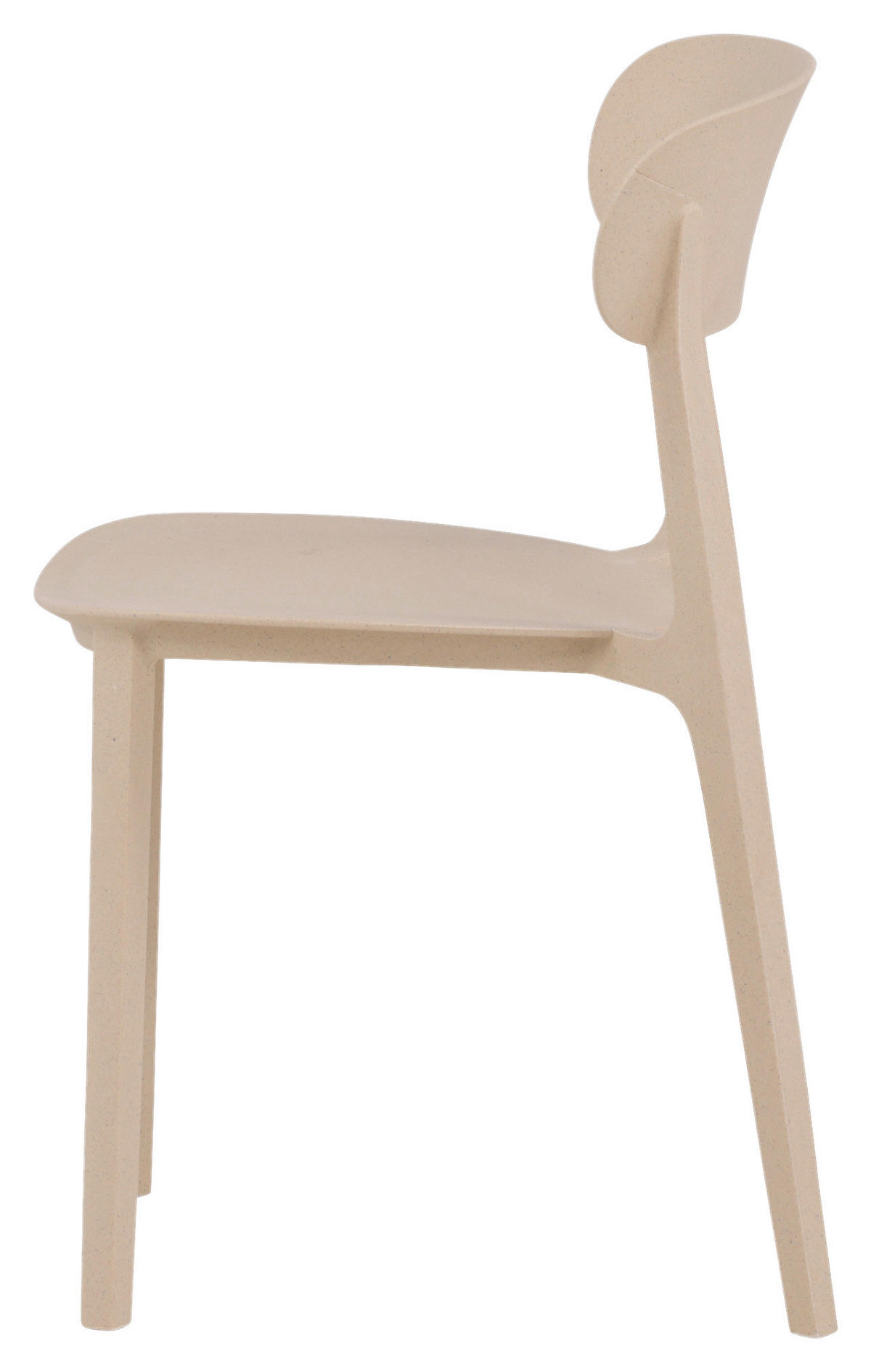 STUHL-SET 2 Stück  in  - Beige, Design, Holz/Kunststoff (50/78,5/52cm) - Livetastic