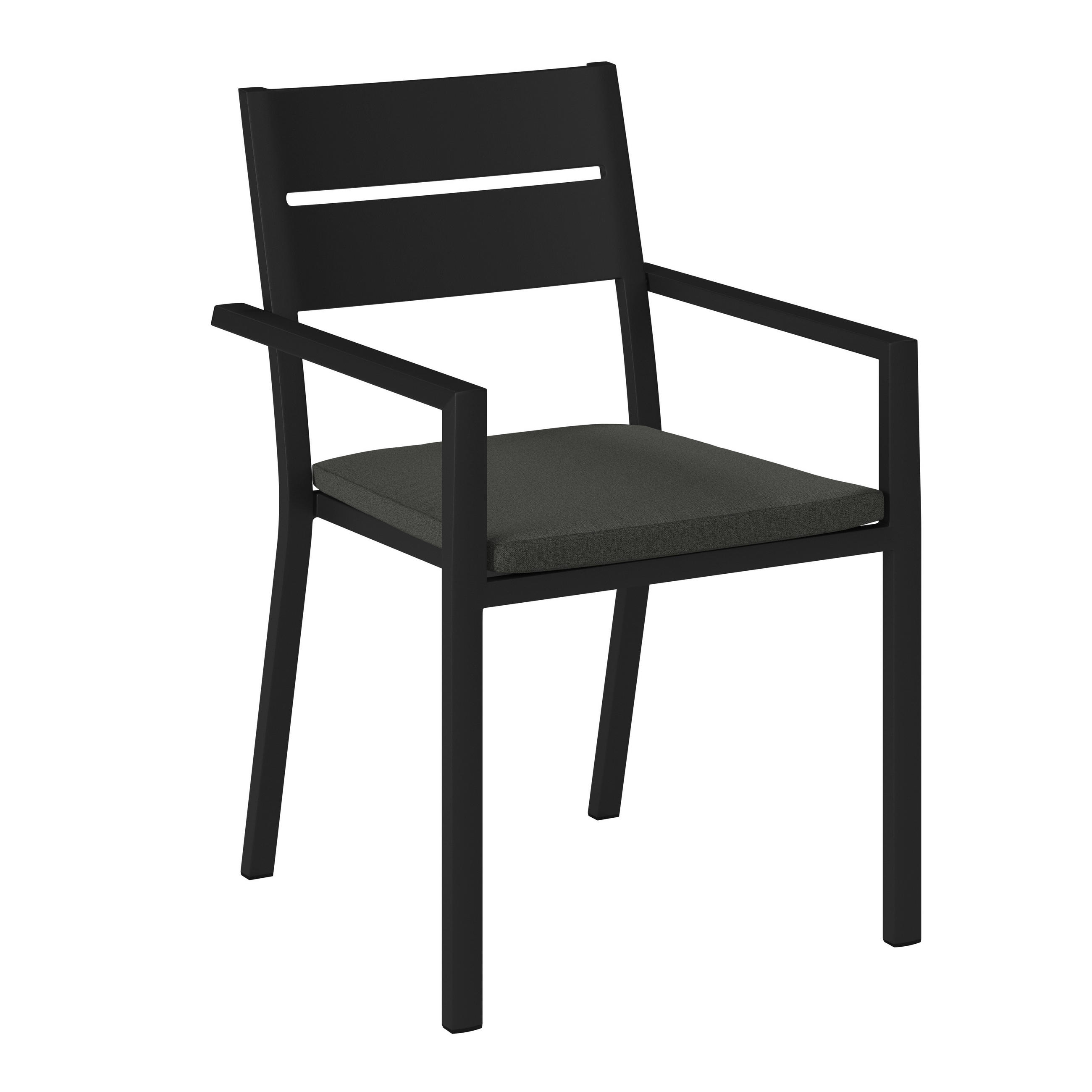 Ambia Garden ZÁHRADNÁ STOLIČKA, kov, textil