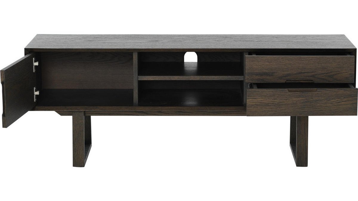 TV-BÄNK  140/52/40 cm 2 låda(or) möbler i samma serie finns att köpa till, finns i olika trädekorer  - brun, Design, trä (140/52/40cm) - Best Price