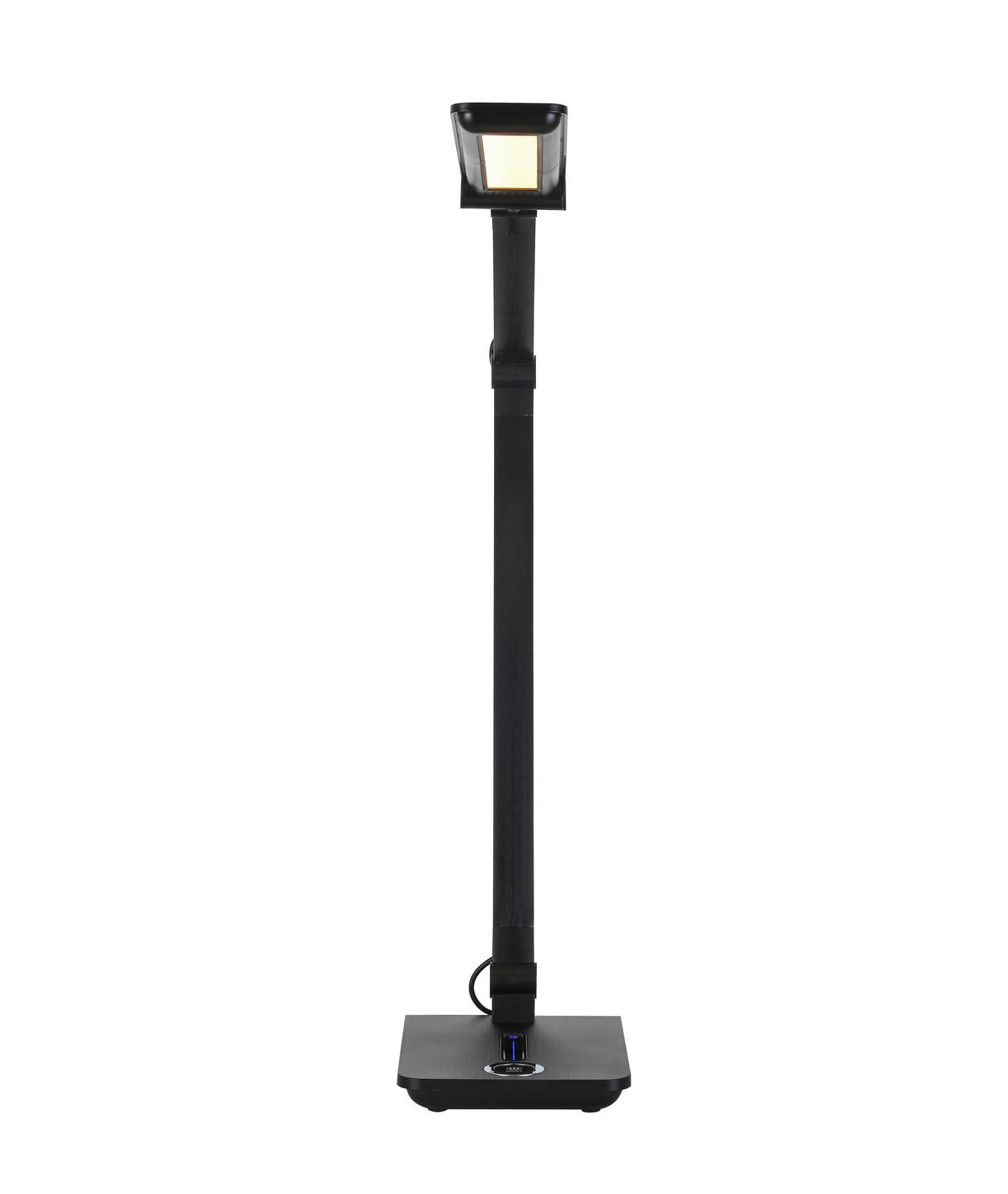 LED ÍRÓASZTALI LÁMPA - króm/fekete, Basics, műanyag/fém (80cm) - Novel