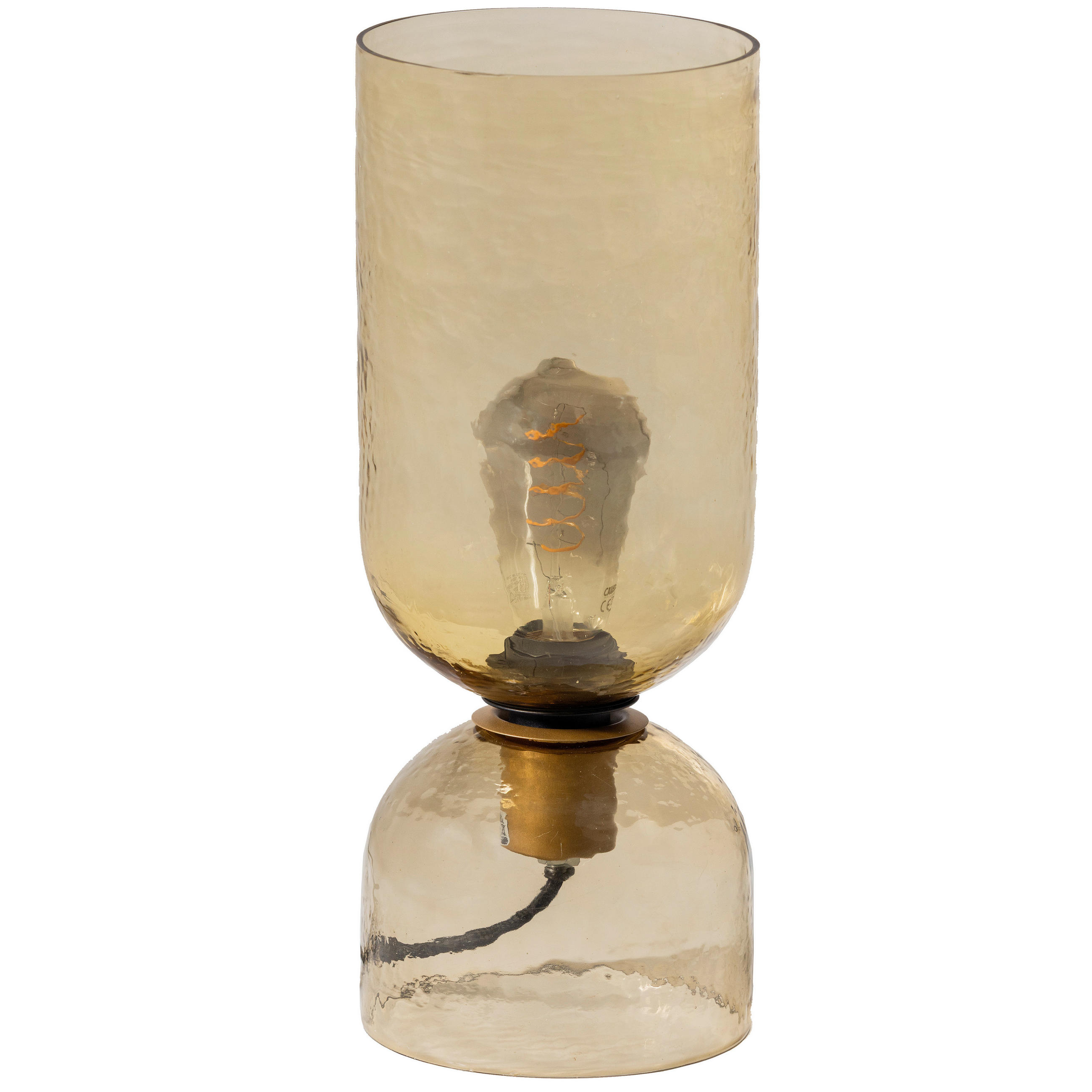 TISCHLEUCHTE Gigi 15/38/15 cm  - Naturfarben, Basics, Glas (15/38/15cm) - Collet's Monde