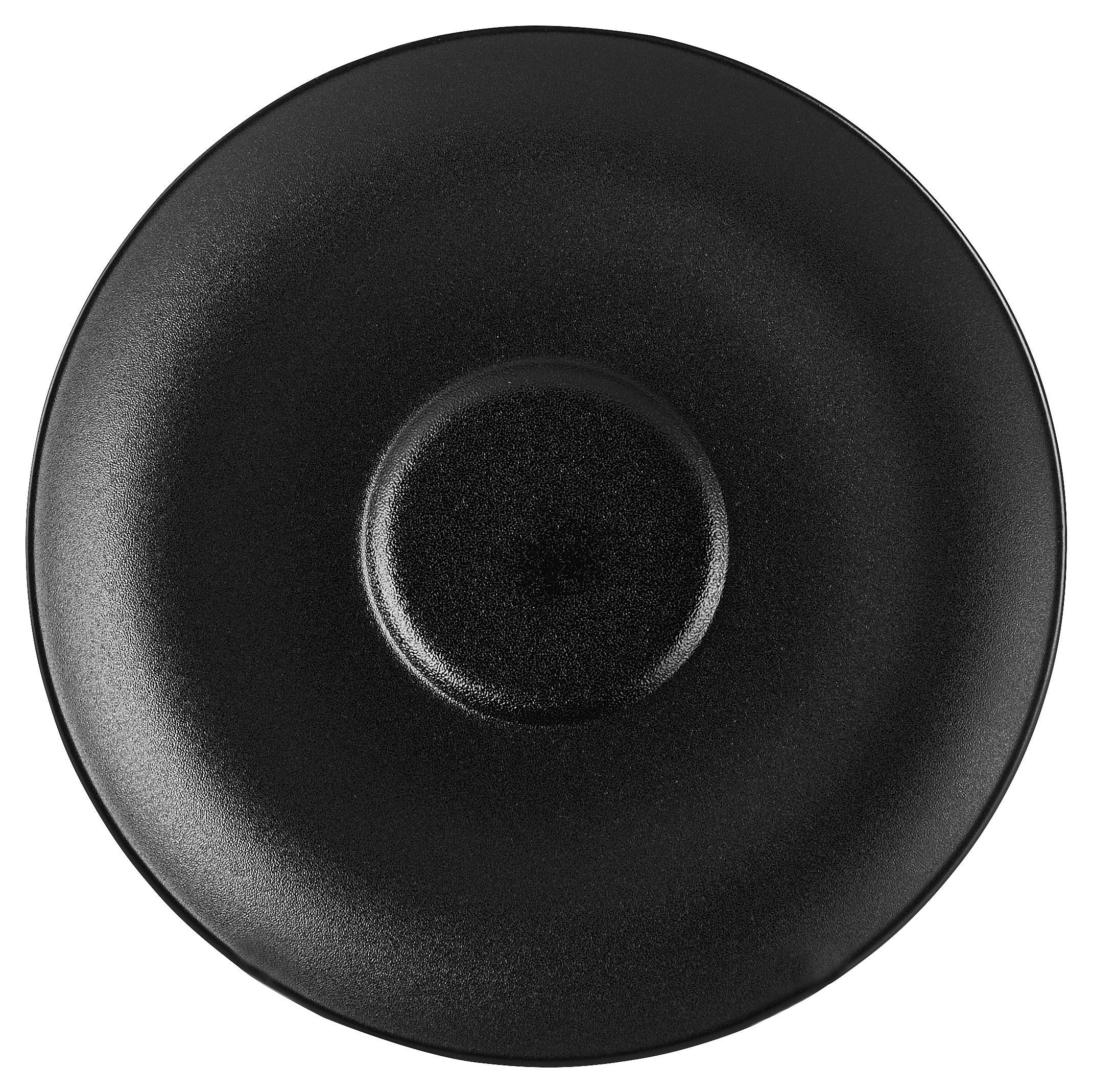 UNTERTASSE Liberty velvet black 16,5 cm  - Schwarz, Basics, Keramik (16,5cm) - Seltmann Weiden