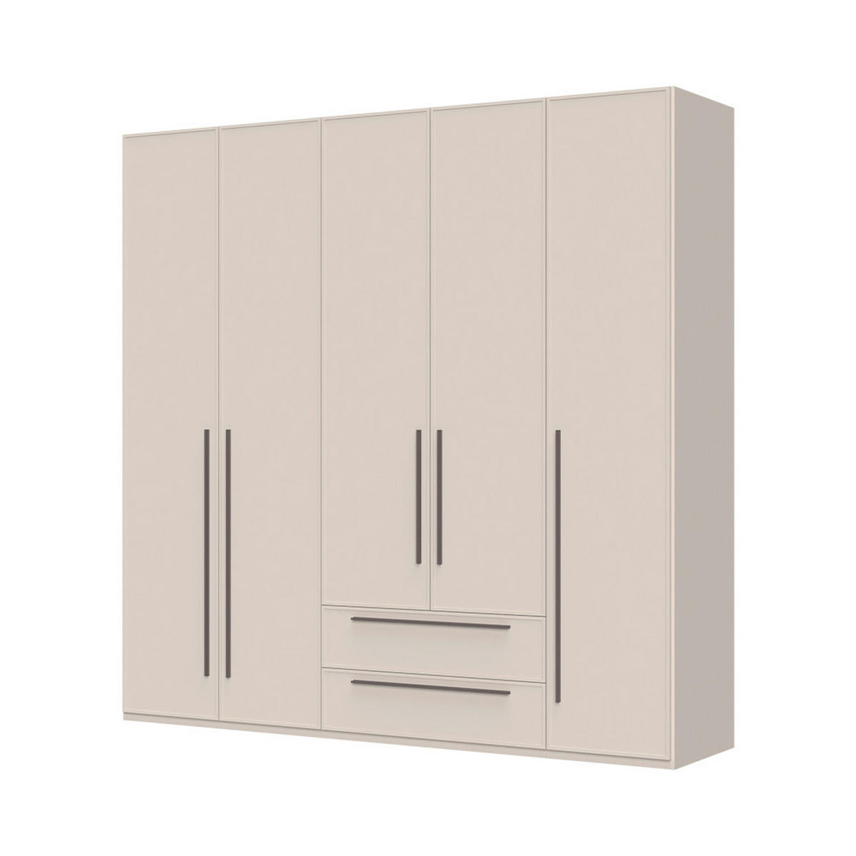 ORMAR SA KLASIČNIM VRATIMA kašmir  227/224/56 cm  - kašmir, Dizajnerski, pločasti materijal/plastika (227/224/56cm)